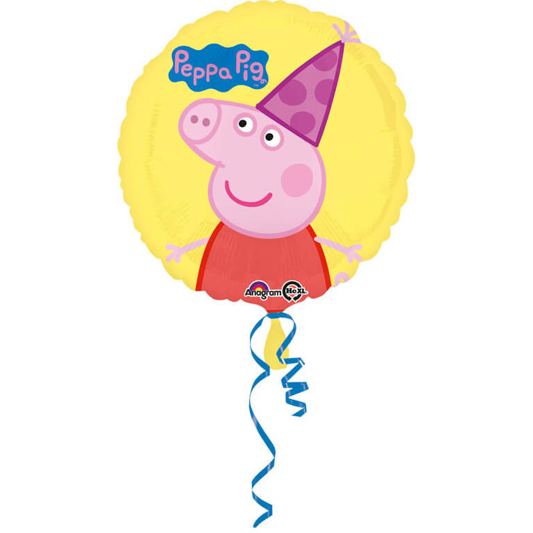 Prasátko Peppa foliový balónek Kouzelna party Peppa a party